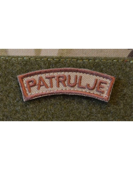 PATRULJE Mærke med Velcro