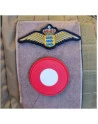Patch FLV Kokrade, PVC på velcro 6 x 6 cm