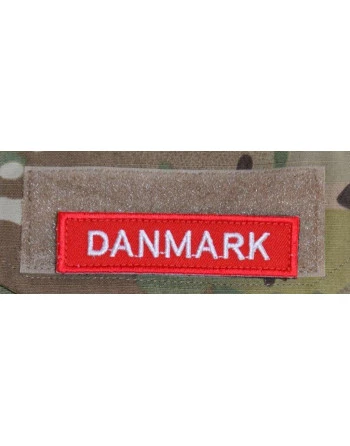 DANMARK - Oliven/sort på velcro