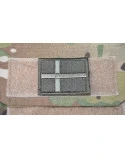 Dannebrog, small with Velcro, Green/olive