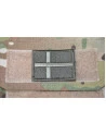 Dannebrog, small with Velcro, Green/olive