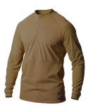 PFG - LONG SLEEVE SHIRT WITH ZIP, MIDT WEIGHT