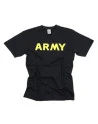 T-shirt "ARMY", sort/gul