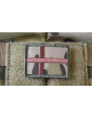 Dannebrog, Lille med Velcro, MultiCam