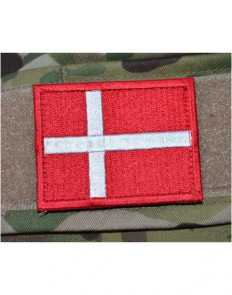 Dannebrog, stor - På velcro
