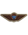 Danish Army Parawing, FALGRU, Iron-on, Sand/brown/blue