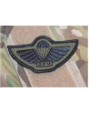 DFU Faldskærmsvinge, oliven/sort, Velcro