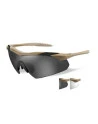 Wiley X - Vapor Grey/Clear med Tan stel