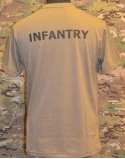 RAVEN - T-shirt, MTS-khaki - med INFANERY tryk