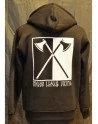 Major League Viking - Hoodie med Økser, Sort/Hvid
