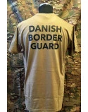 RAVEN - T-shirt, MTS-khaki - med DANISH BORDER GUARD tryk