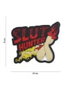 PATCH 3D PVC SLUT HUNTER RED