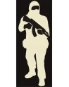 Reshet Graf - Thermal Target, Full Man AK-47 (116x48cm)