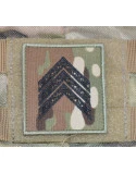 Feltgradstegn Sergent (uden bue), MultiCam på Velcro