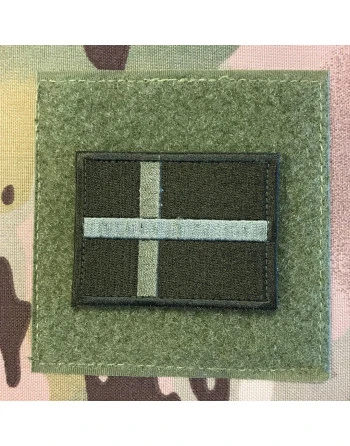 Dannebrog, stor - På velcro